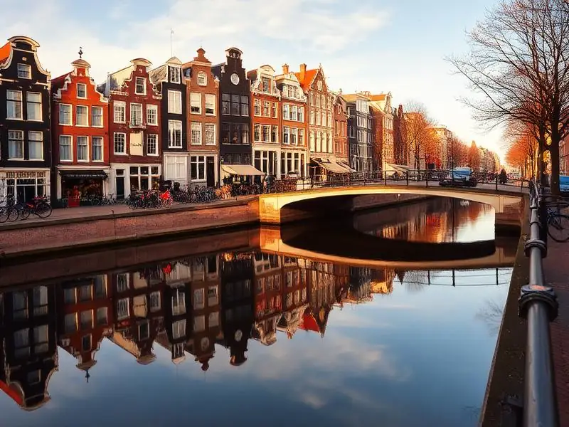 Stadsbeeld van Amsterdam, met 1.986 restaurants in deze gids